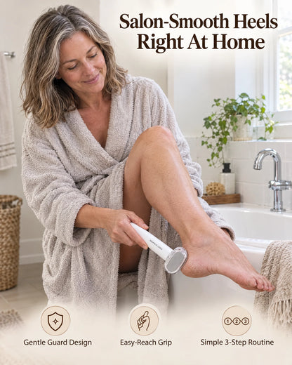 The Heel Silk - Guarded Callus Peeler At Home