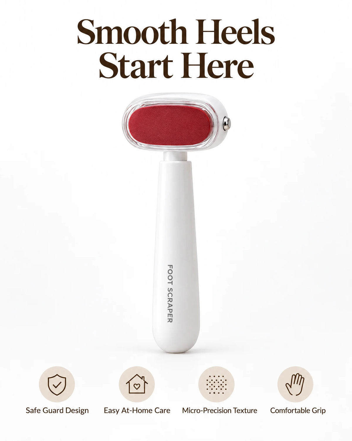 The Heel Silk - Guarded Callus Peeler At Home